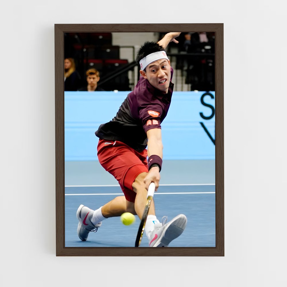 Poster Kei de nishikori – affiche Tennis (vue 5)